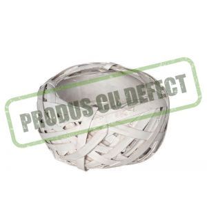 Cos rotund rattan 15 cm pentru aranjamente florale