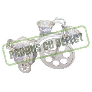 Cos tip tricicleta pentru aranjamente florale