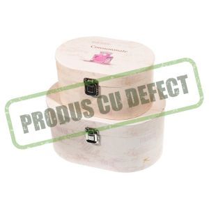 Set 2 cutii decorative