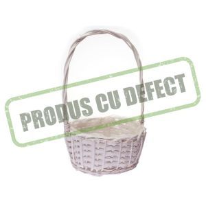 Cos rattan+toarta pentru aranjamente florale