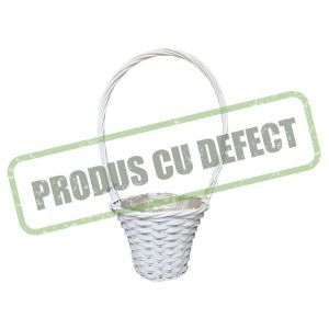Cos rotund rattan+toarta pentru aranjamente florale