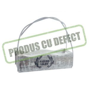 Ladita lemn+toarta pentru aranjamente florale