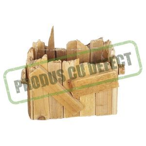 Ladita lemn natur 21 cm