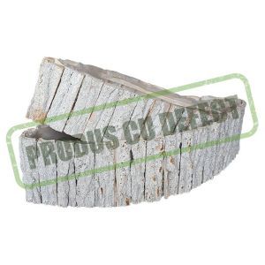Set 2 cos tip barcuta lemn natur