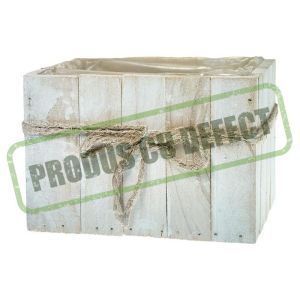 Ladita lemn+fundita sfoara pentru aranjamente florale