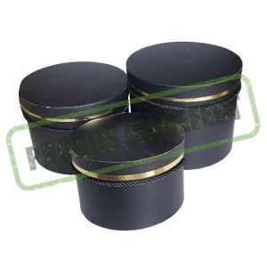 Set 3 cutii cilindru