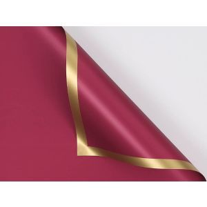 Ambalaj color+chenar auriu pentru flori set 20 buc