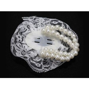 Bratara+perle+dantela pentru floristica