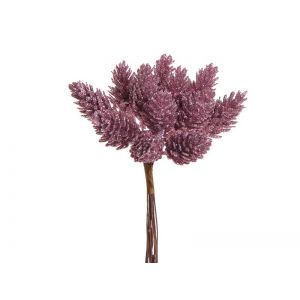 Buchet 12 conuri color+sclipici pentru decoratiuni florale