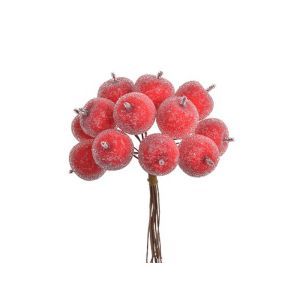 Buchet 12 merisoare color pentru decoratiuni florale
