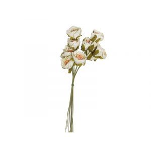 Buchet 12 trandafiri hartie color pentru aranjamente florale