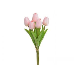 Buchet 5 fire lalele artificiale pentru aranjamente florale