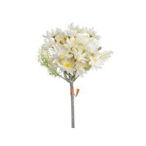 Buchet 5 fire verdeata artificiala+flori pentru aranjamente florale