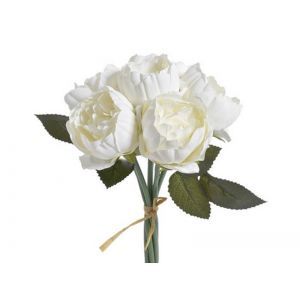 Buchet 6 bujori artificiali pentru aranjamente florale