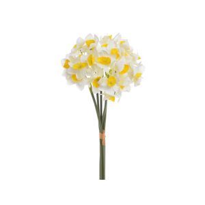 Buchet 6 fire narcie artificiale pentru aranjamente florale