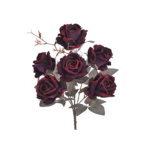 Buchet 6 fire trandafiri artificiali pentru aranjamente florale