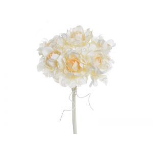 Buchet 6 trandafiri+dantela color pentru aranjamente florale