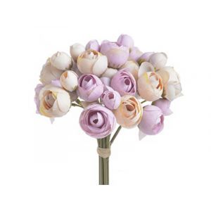 Buchet 9 fire camelii din flori artificiale