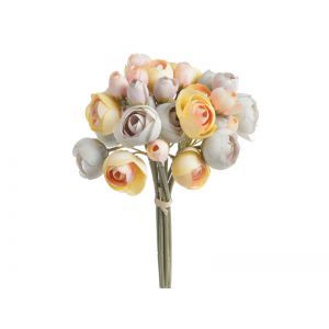 Buchet 9 fire camelii din flori artificiale