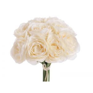 Buchet 9 fire ranunculus artificial pentru aranjamente florale