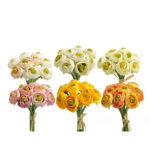 Buchet 9 fire ranunculus din flori artificiale