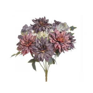 Buchet dalie din flori artificiale
