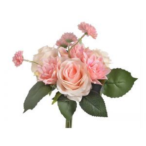 Buchet trandafiri+flori de aster color
