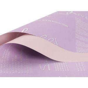 Coli bicolor+scris pentru flori set 20 buc