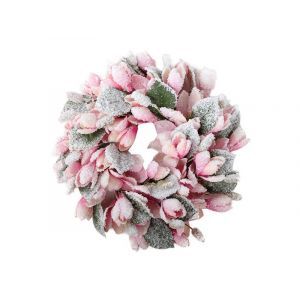 Coronita magnolie color+zapada+gheata pentru decoratiuni florale