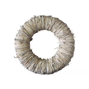 Coronita nuiele alb pentru aranjamente florale 34 cm
