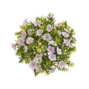 Coronita verdeata artificiala+floricele pentru decoratiuni florale