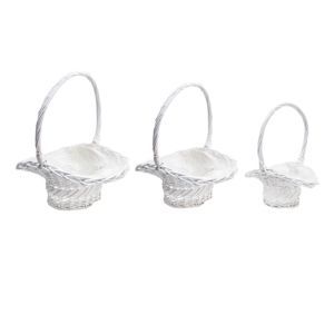 Cos florentin+toarta pentru aranjamente florale set 3 buc