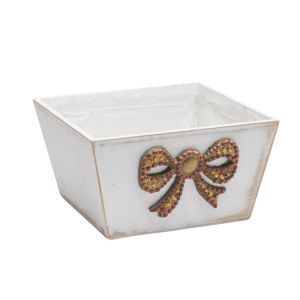 Cos lemn+model pentru aranjamente florale Craciun