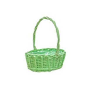 Cos oval rattan color+toarta pentru aranjamente florale