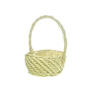 Cos oval rattan pentru aranjamente florale