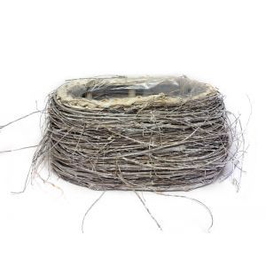 Cos oval tip cuib pentru aranjamente florale