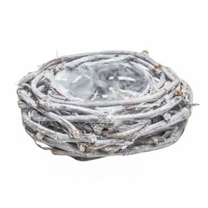 Cos rotund crengi tip cuib pentru aranjamente florale