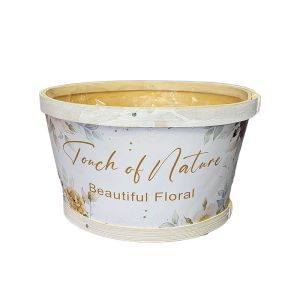 Cos rotund+model pentru aranjamente florale