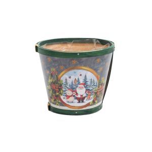 Cos rotund+model pentru decoratiuni Craciun