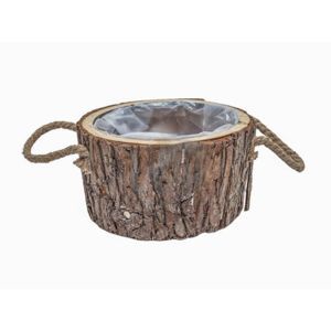 Cos rotund scoarta+maner sfoara pentru aranjamente florale