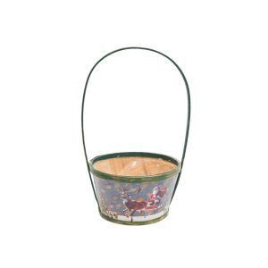 Cos rotund+toarta+model pentru decoratiuni Craciun