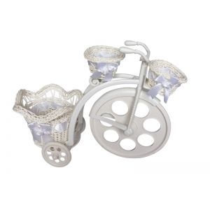 Cos tip tricicleta pentru aranjamente florale