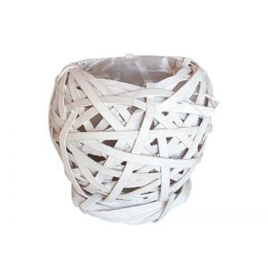 Cosulet rattan alb