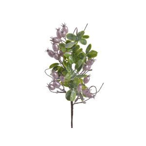 Crenguta verdeata+bobite roz pentru aranjamente florale