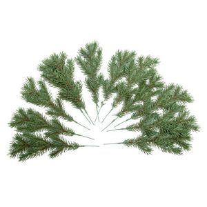 Crenguta brad artificial pentru decoratiuni florale set 12 buc