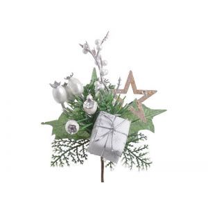Crenguta brad+bobite+cadou pentru aranjamente florale