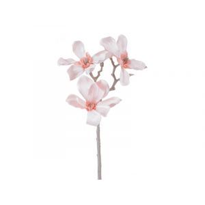 Crenguta magnolie din flori artificiale+sclipici
