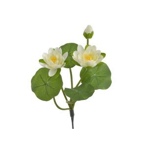 Crenguta nufar artificial pentru aranjamente florale