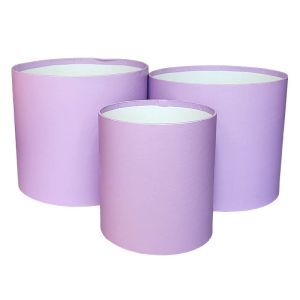 Cutii cilindru color fara capac pentru aranjamente florale