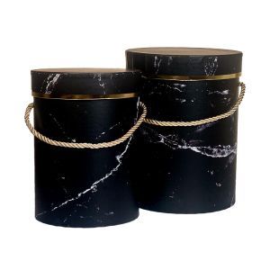 Cutii cilindru color pentru aranjamente florale set 2 buc